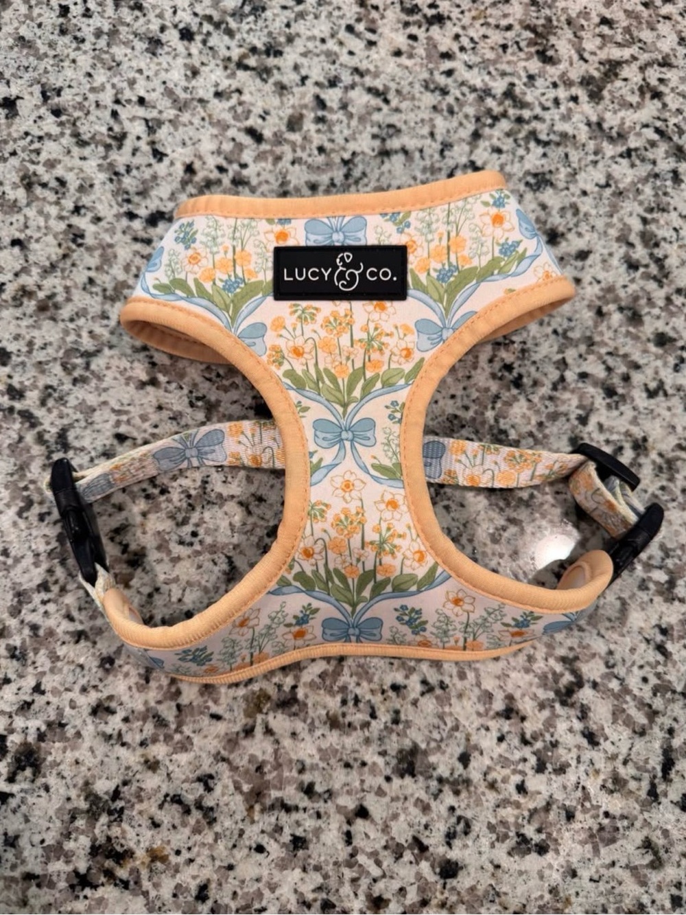 Lucy & Co Sunshine and Daffodils Reversible Harness Size Small